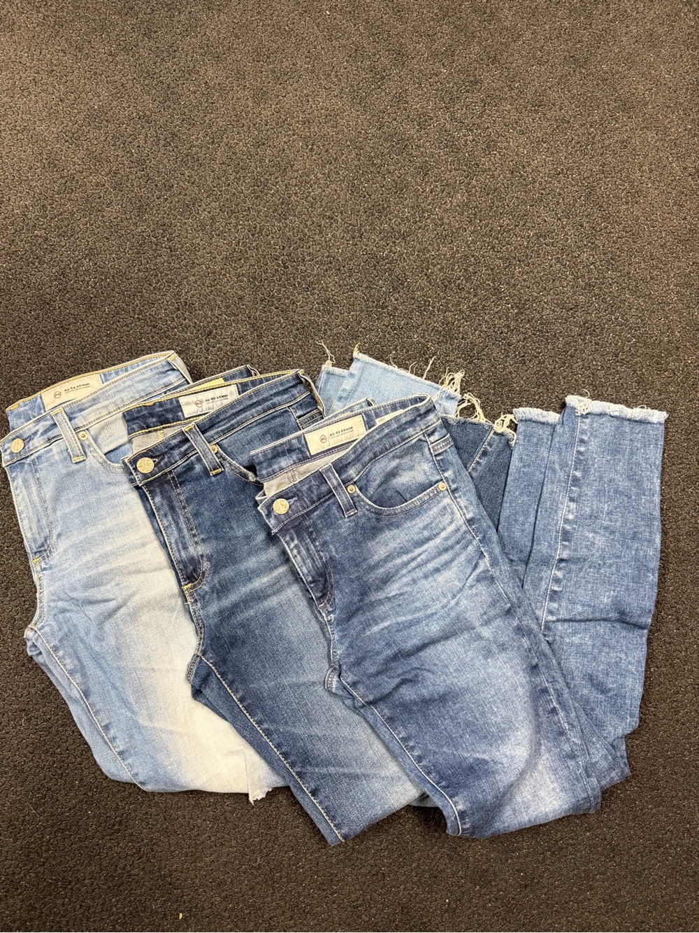 Ag Adriano Goldschmied Lot of 3 Women’s The Legging Ankle Skinny Jeans 28/29R